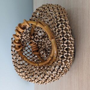 Bamboo Beaded BOHO Mini Bag